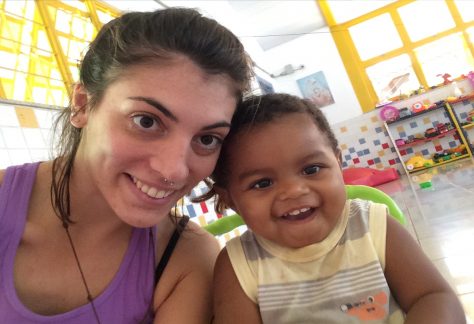 2016-La volontaria Alessia in Brasile